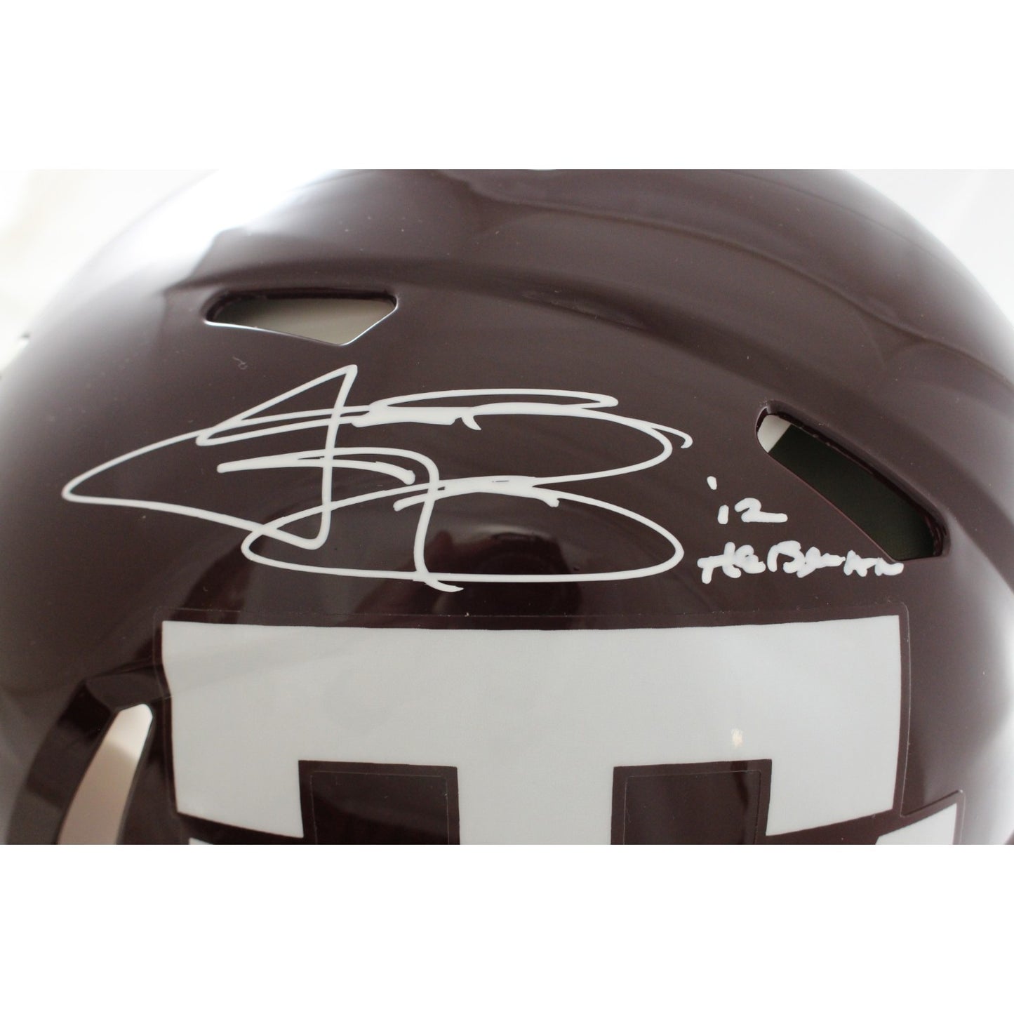 Johnny Manziel Signed Texas A&M Aggies Full Size Authentic Helmet