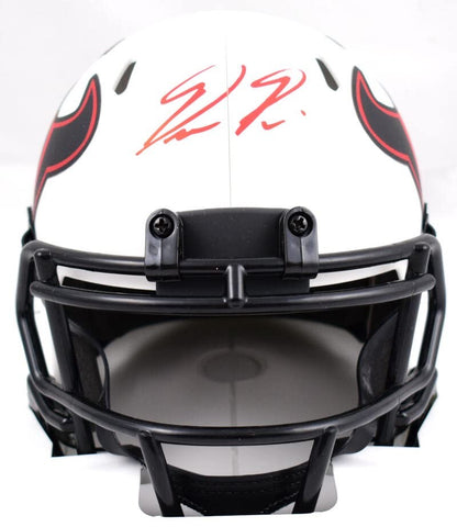 Dameon Pierce Houston Texans Signed Lunar Speed Mini Helmet