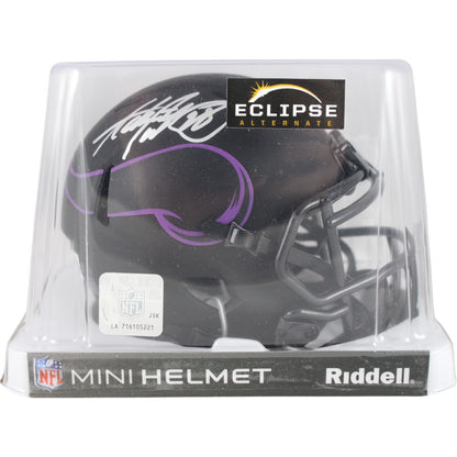 Adrian Peterson Minnesota Vikings Autographed Eclipse Mini Helmet