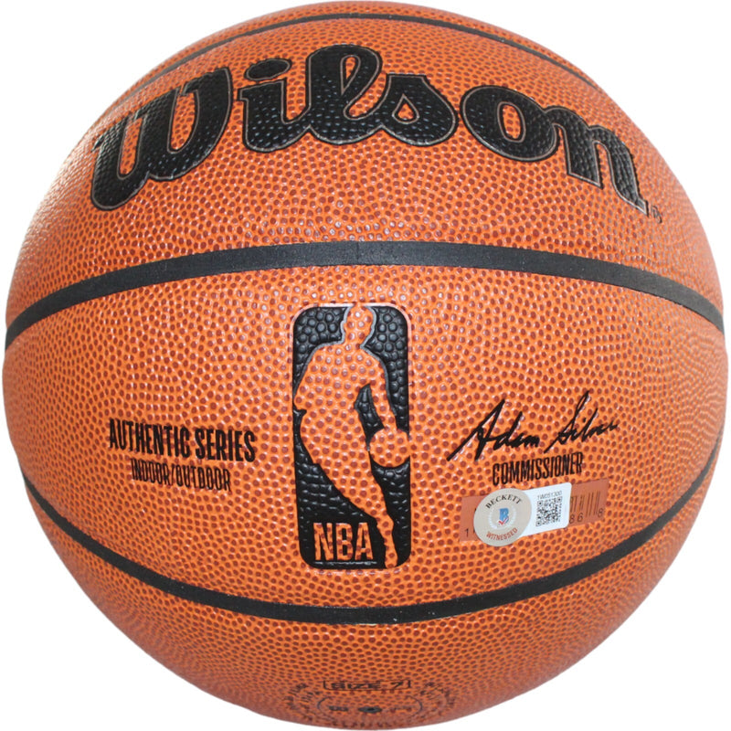 Bernard King Autographed New York Knicks Wilson I/O Basketball