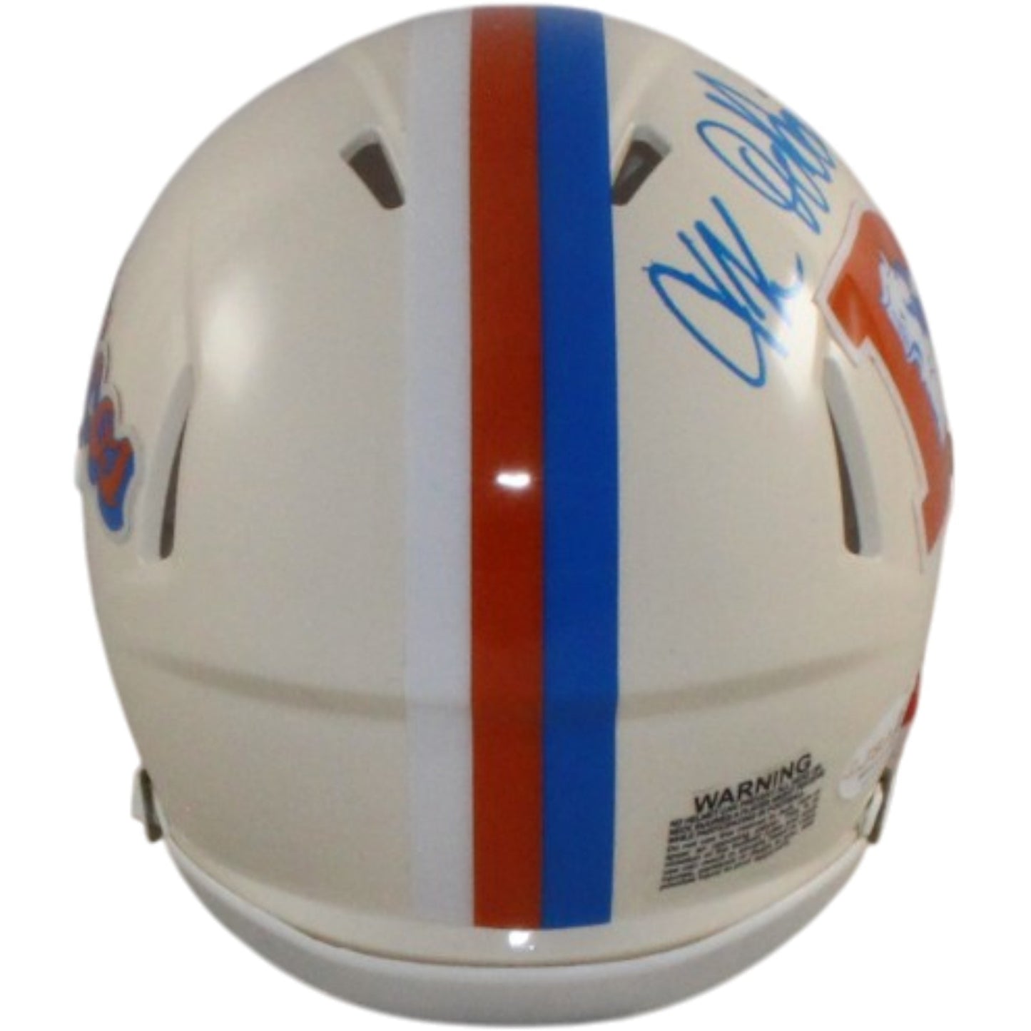 JK Dobbins Signed Denver Broncos Retro Mini Helmet