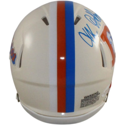 JK Dobbins Signed Denver Broncos Retro Mini Helmet