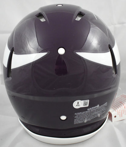 Randy Moss Autographed Minnesota Vikings Speed Authentic Helmet
