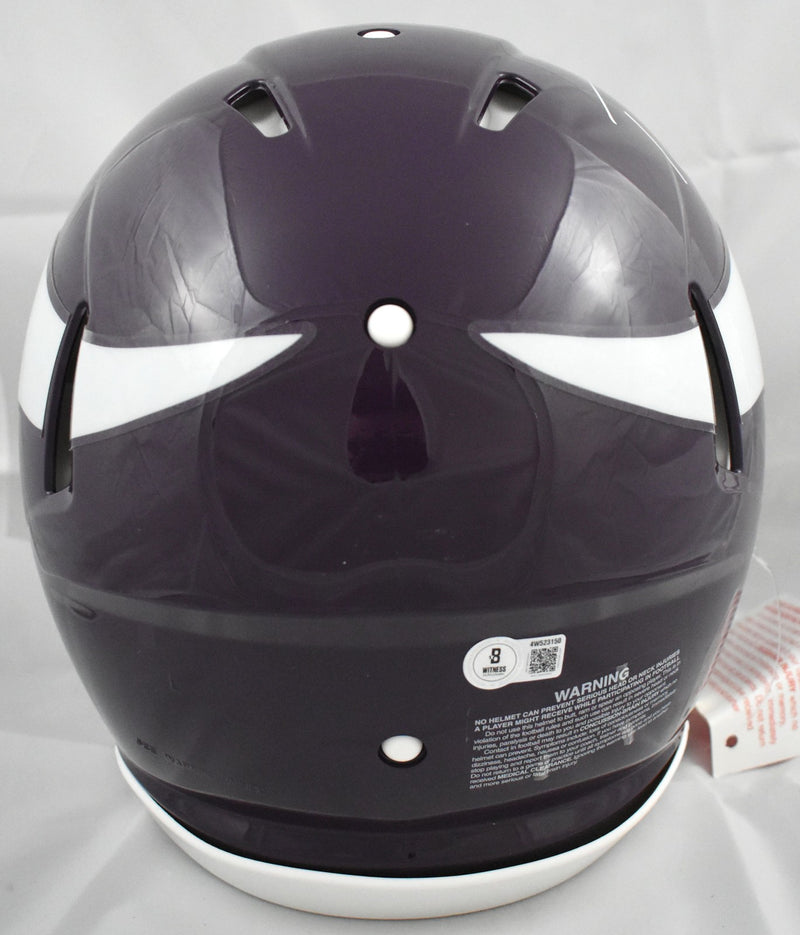 Randy Moss Autographed Minnesota Vikings Speed Authentic Helmet