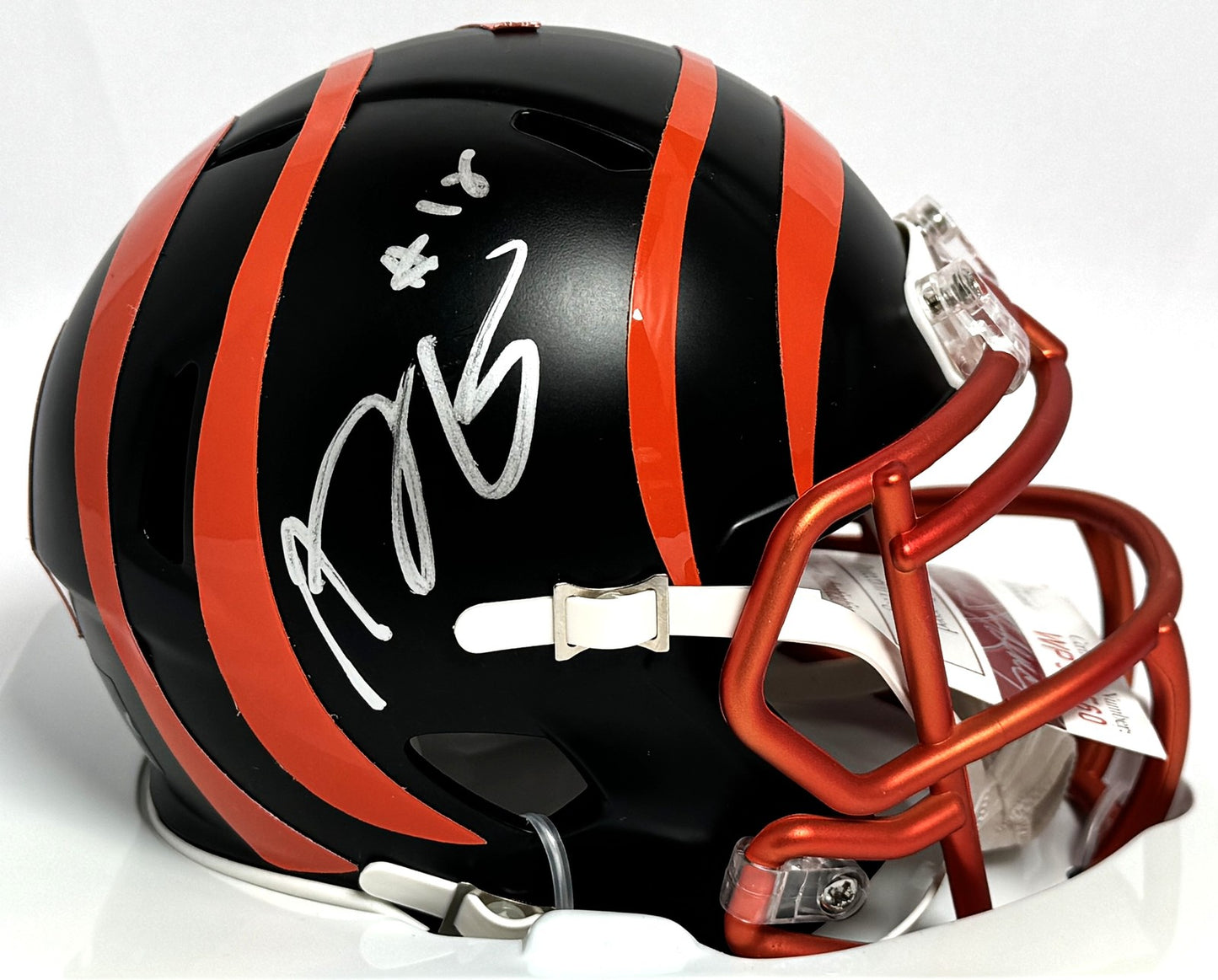 AJ Green Signed Cincinnati Bengals Blaze Speed Mini Helmet