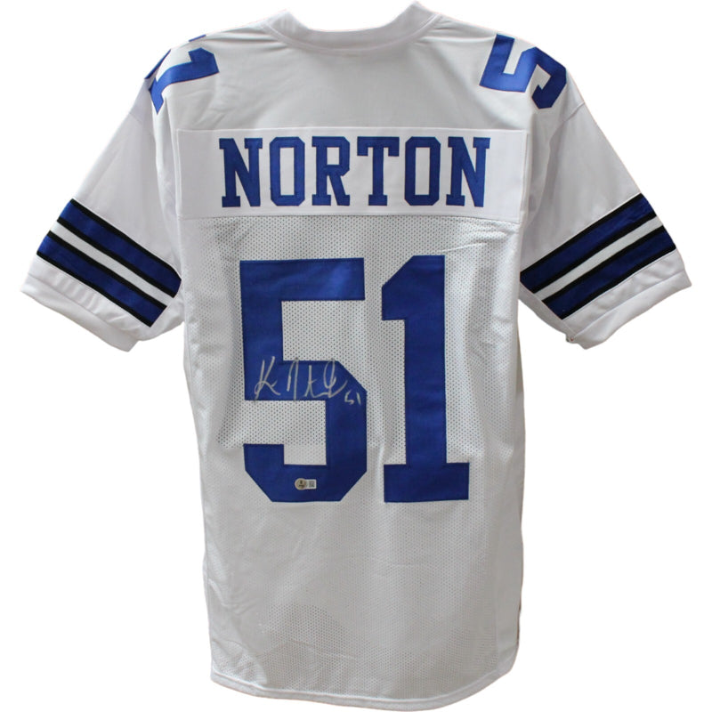 Ken Norton Jr. Autographed Pro Style White Jersey