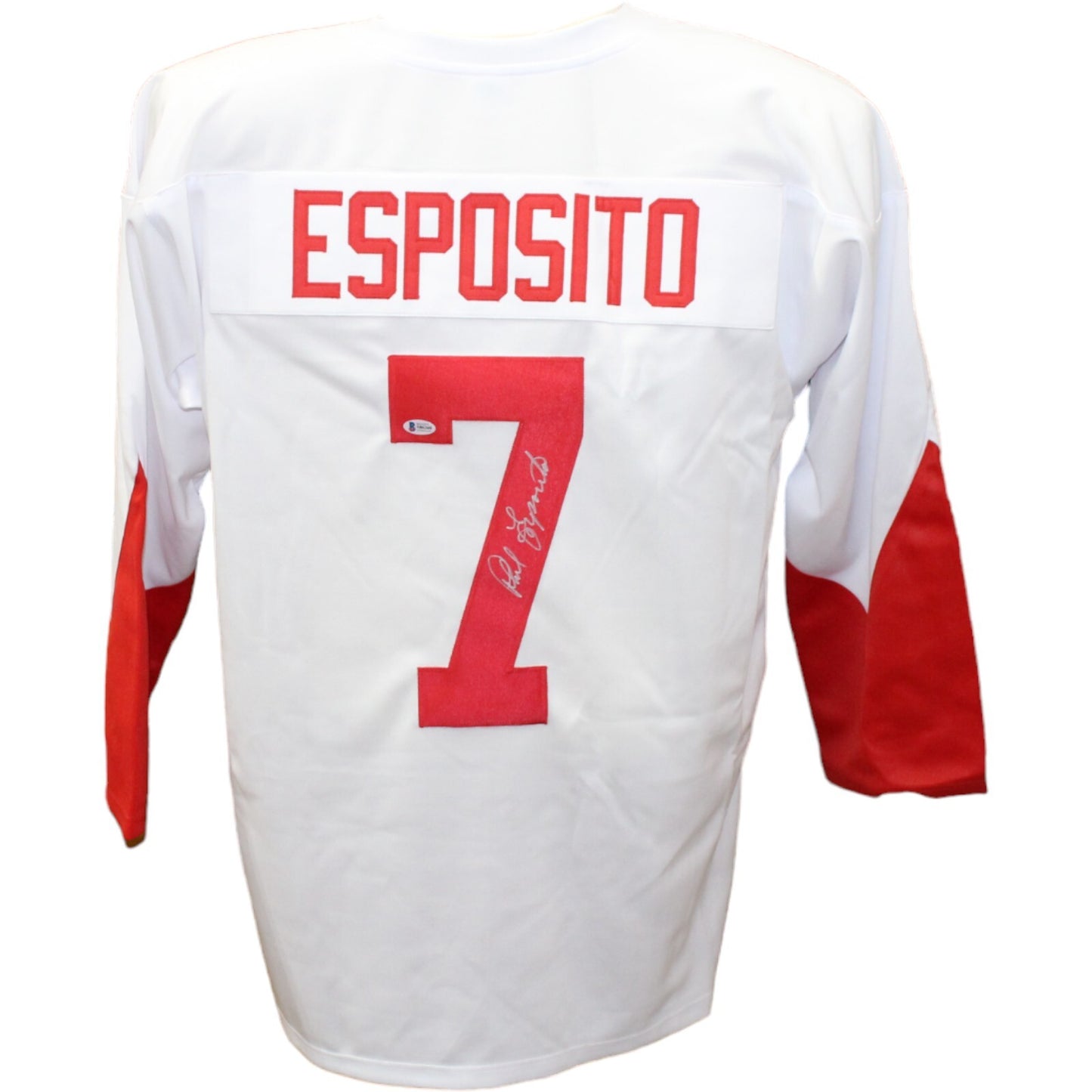 Phil Esposito Signed Chicago Blackhawks Custom Hockey Jersey