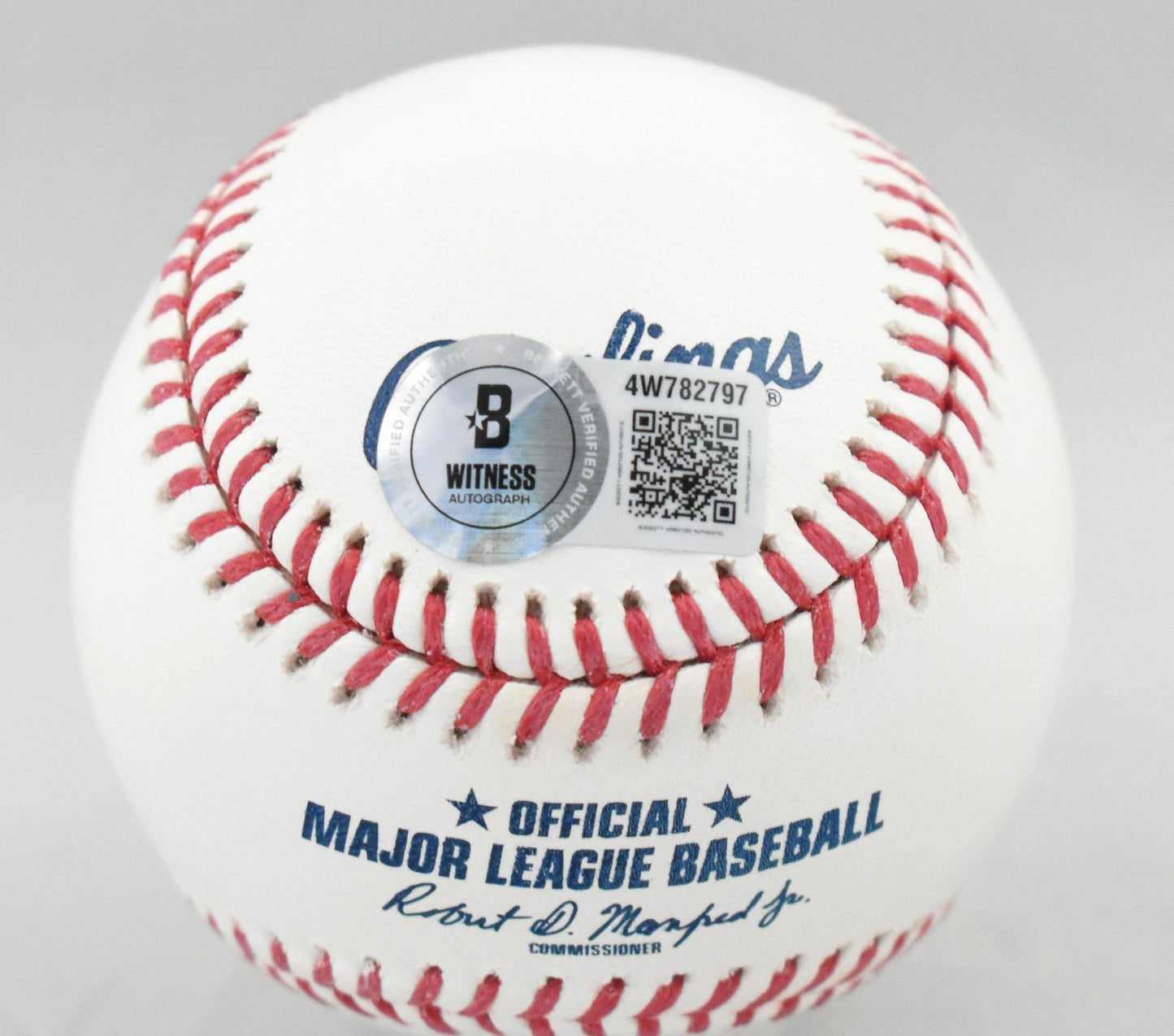 Tom Glavine Signed Official Major League Baseball - Inscribed HOF
