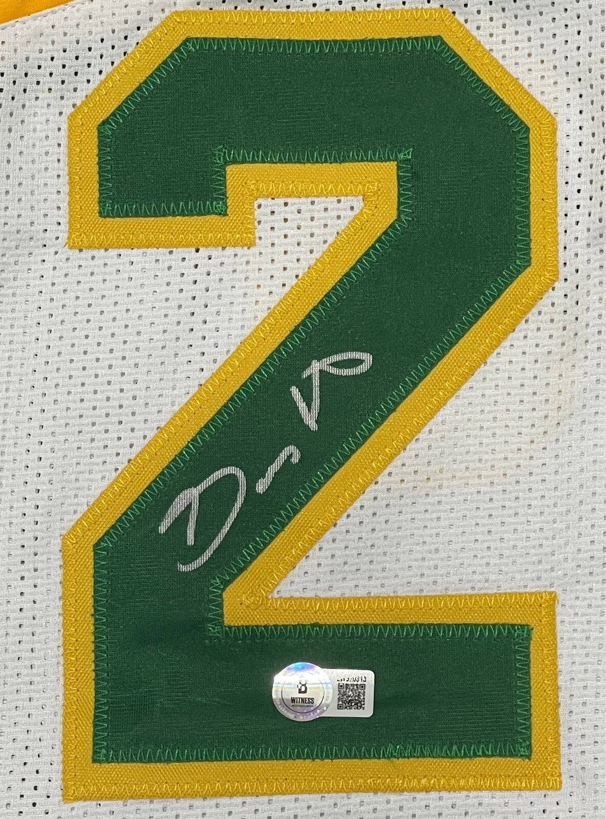 Gary Payton Signed Seattle Supersonics Custom Basketball Jersey (BAS)