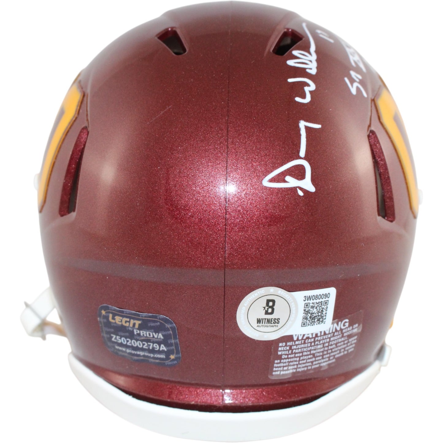 Doug Williams Signed Washington Football Team Mini Helmet (SB MVP Inscription)