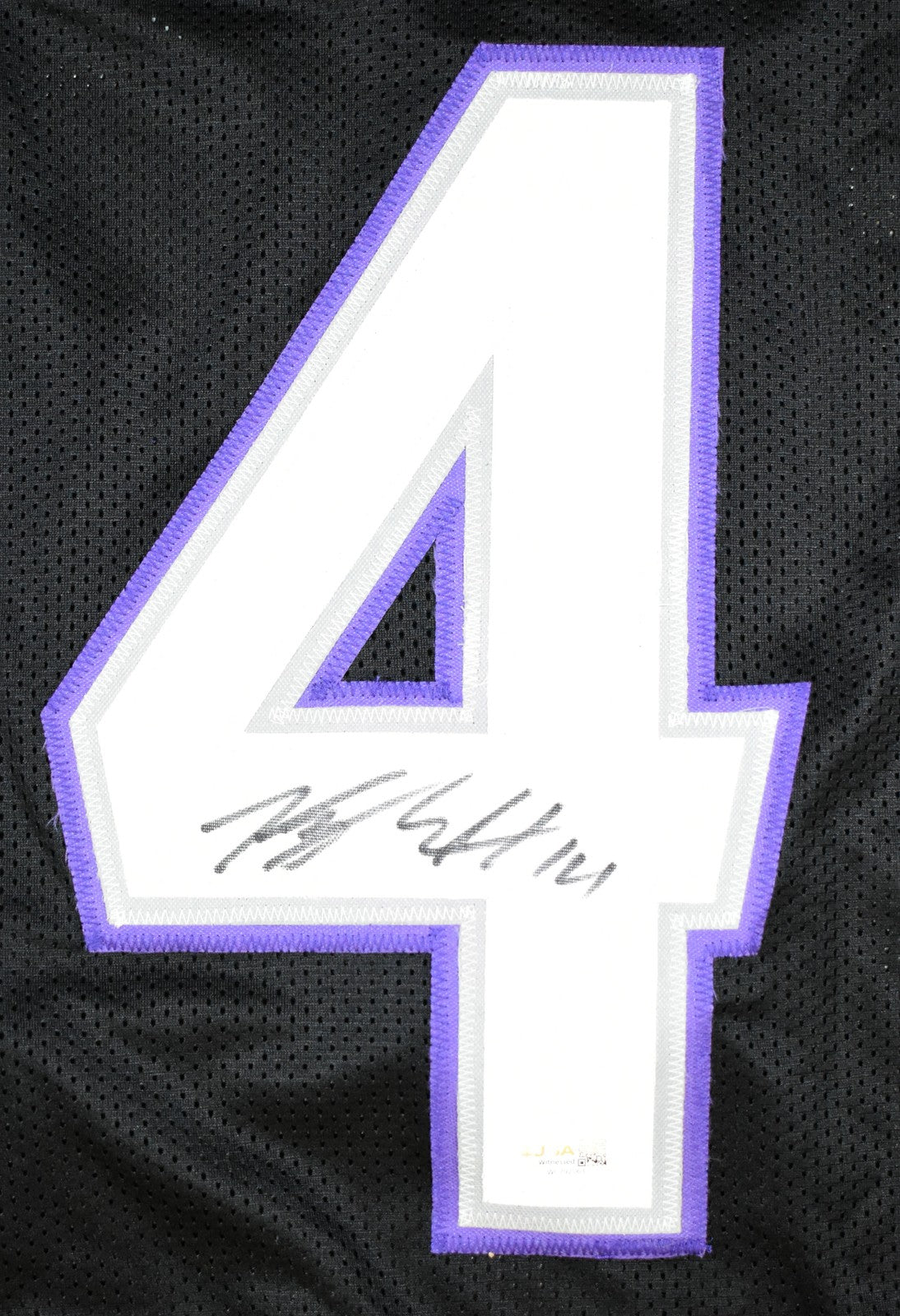 Kyle Hamilton Autographed Baltimore Ravens Black Custom Jersey