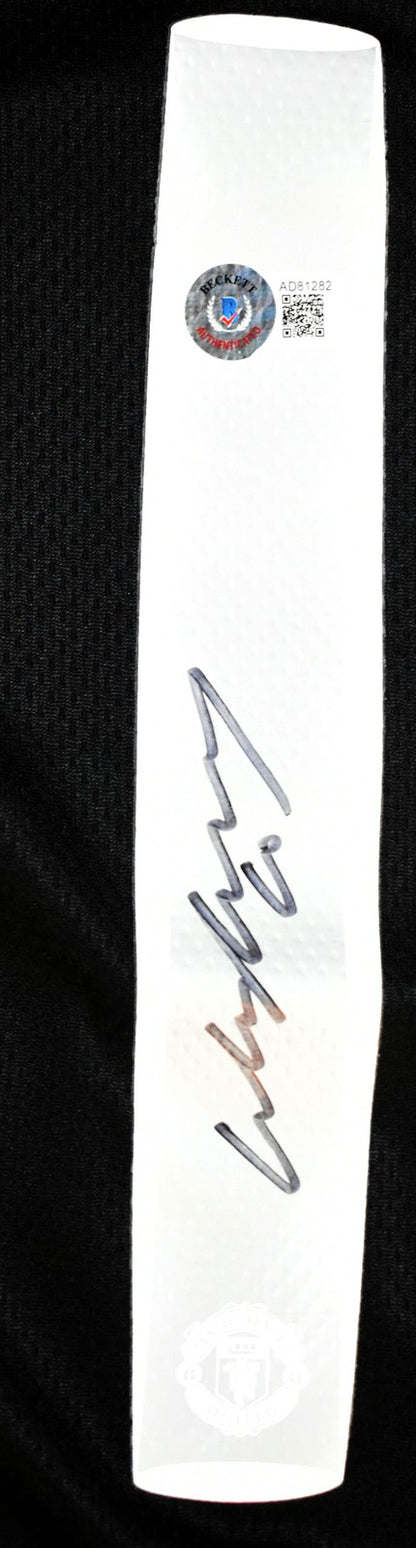 Wayne Rooney Signed Manchester United Black Jersey