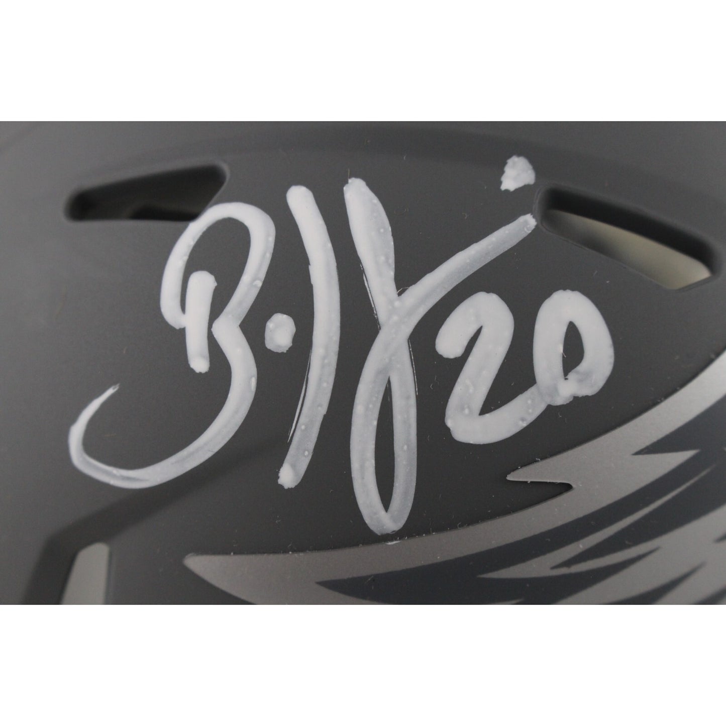 Brian Dawkins Philadelphia Eagles Autographed Slate Mini Helmet