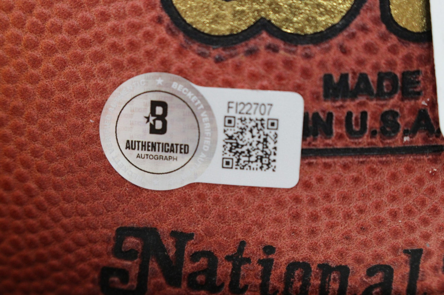 Jason Elam Autographed Denver Broncos Wilson Football with Inscription