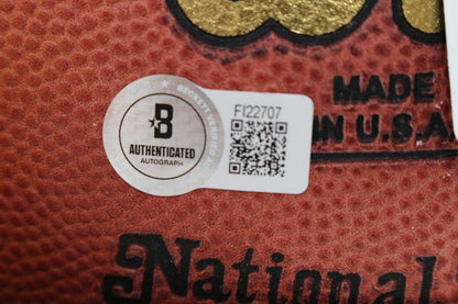 Jason Elam Autographed Denver Broncos Wilson Football with Inscription