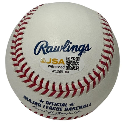 Ron Darling Signed Official MLB Baseball 1986 WS Champs Inscribed JSA