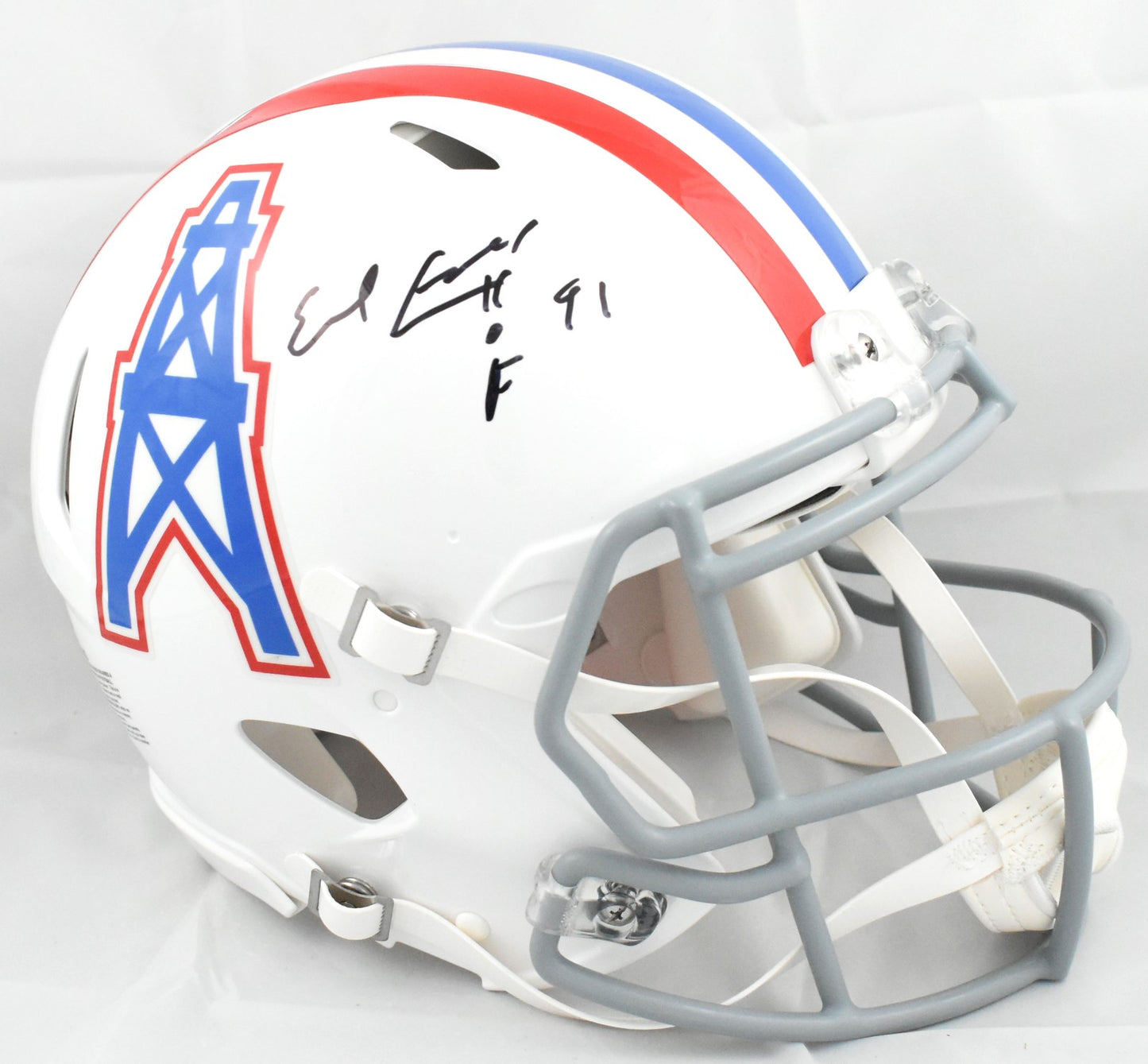 Earl Campbell Autographed Houston Oilers 1975-80 Throwback Authentic Helmet