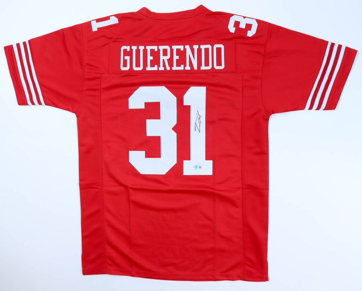 Isaac Guerendo San Francisco 49ers Autographed Custom Football Jersey