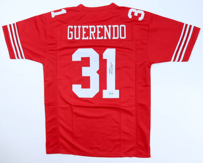 Isaac Guerendo San Francisco 49ers Autographed Custom Football Jersey