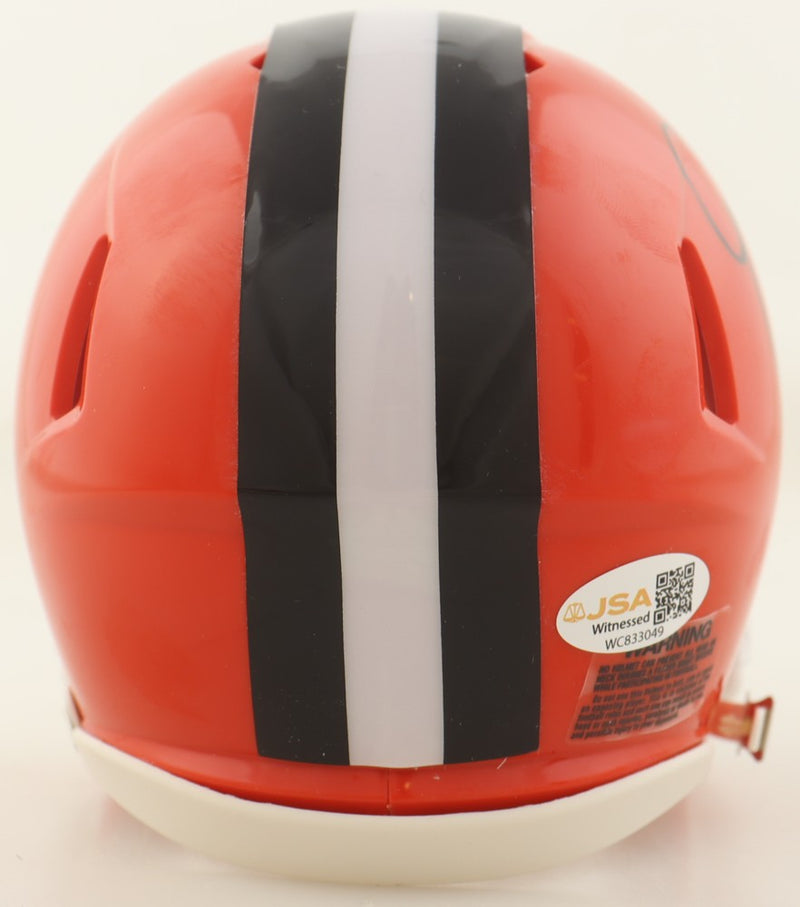 Eric Metcalf Autographed Cleveland Browns Mini Helmet