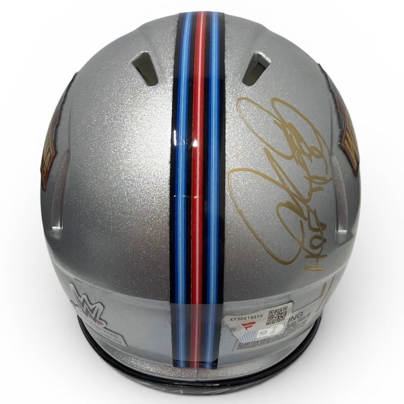 Mick Foley Signed Mankind WrestleMania Gold Mini Helmet 1/1