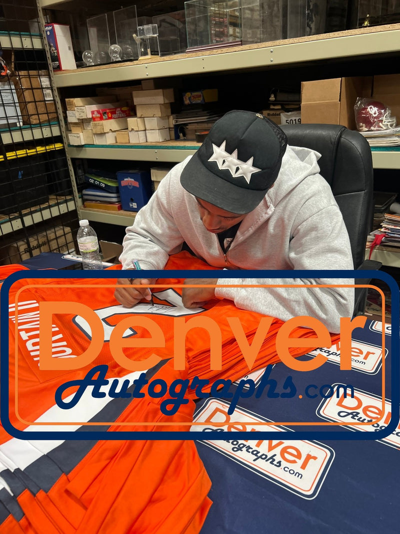 Patrick Surtain Signed Denver Broncos Orange Jersey