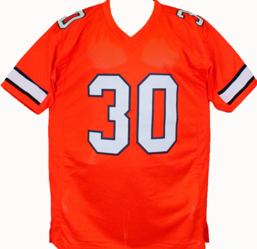 Phillip Lindsay Signed Color Rush Jersey with "Undrafted to 1,000" Inscription