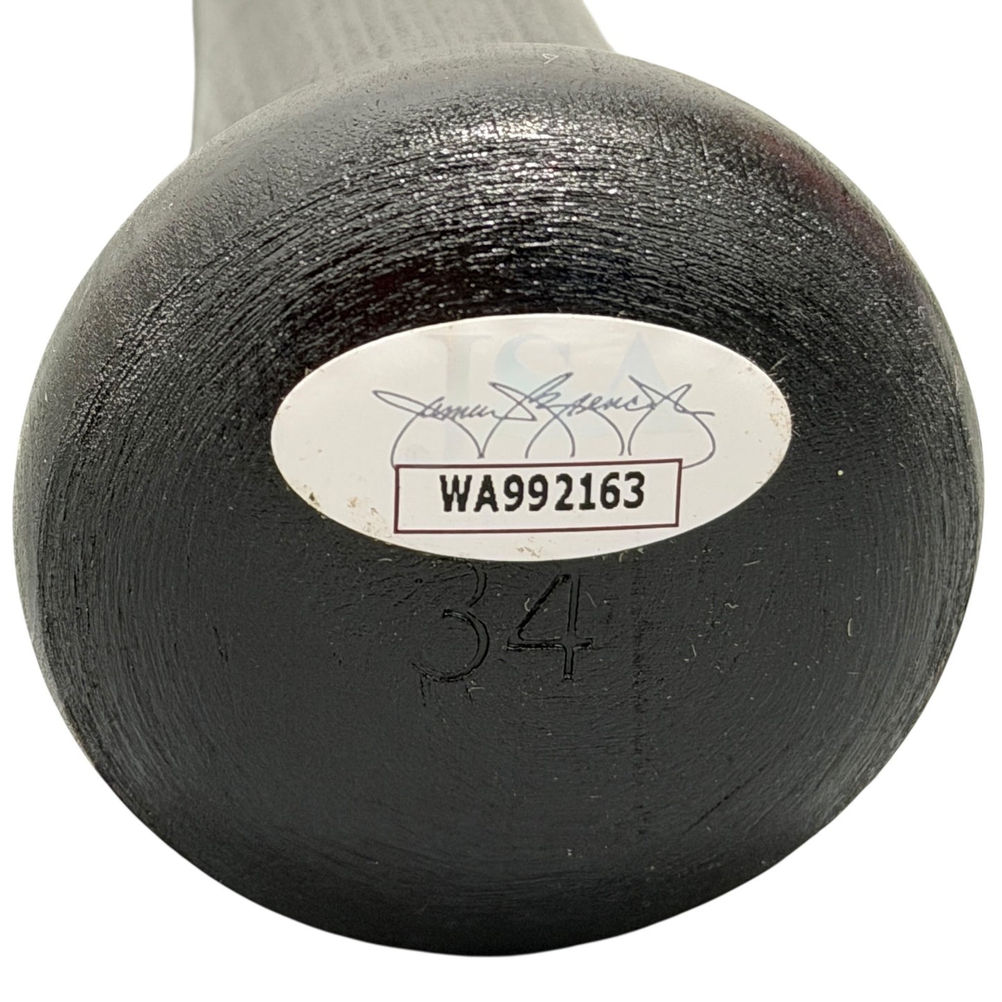Ethan Petry Signed Black Louisville Slugger Baseball Bat (JSA Witness)