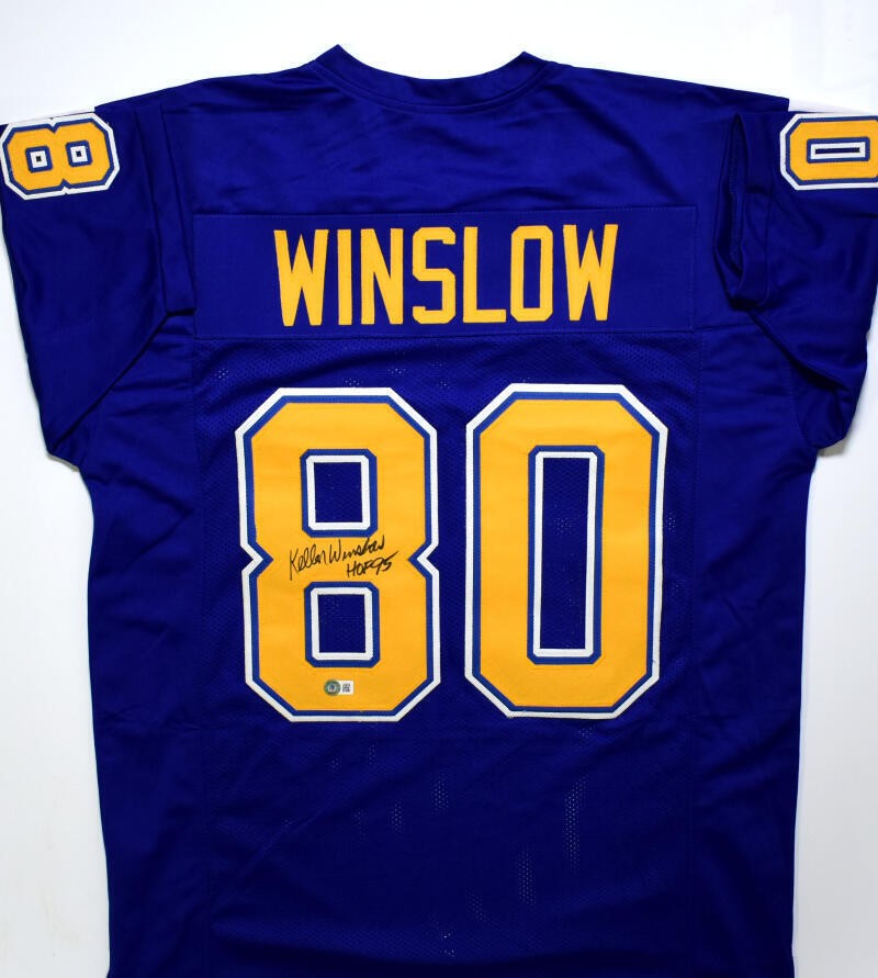 Kellen Winslow Autographed San Diego Chargers Style Jersey - HOF 95