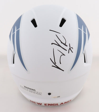 Vince Wilfork New England Patriots Signed Rivalries Full Size Helmet