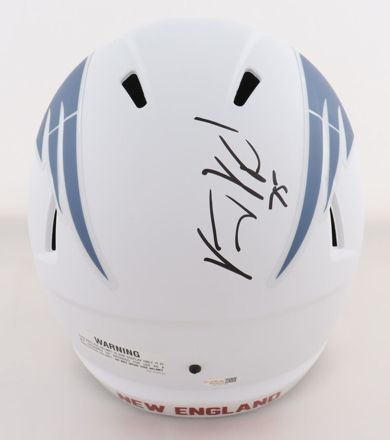 Vince Wilfork New England Patriots Signed Rivalries Full Size Helmet