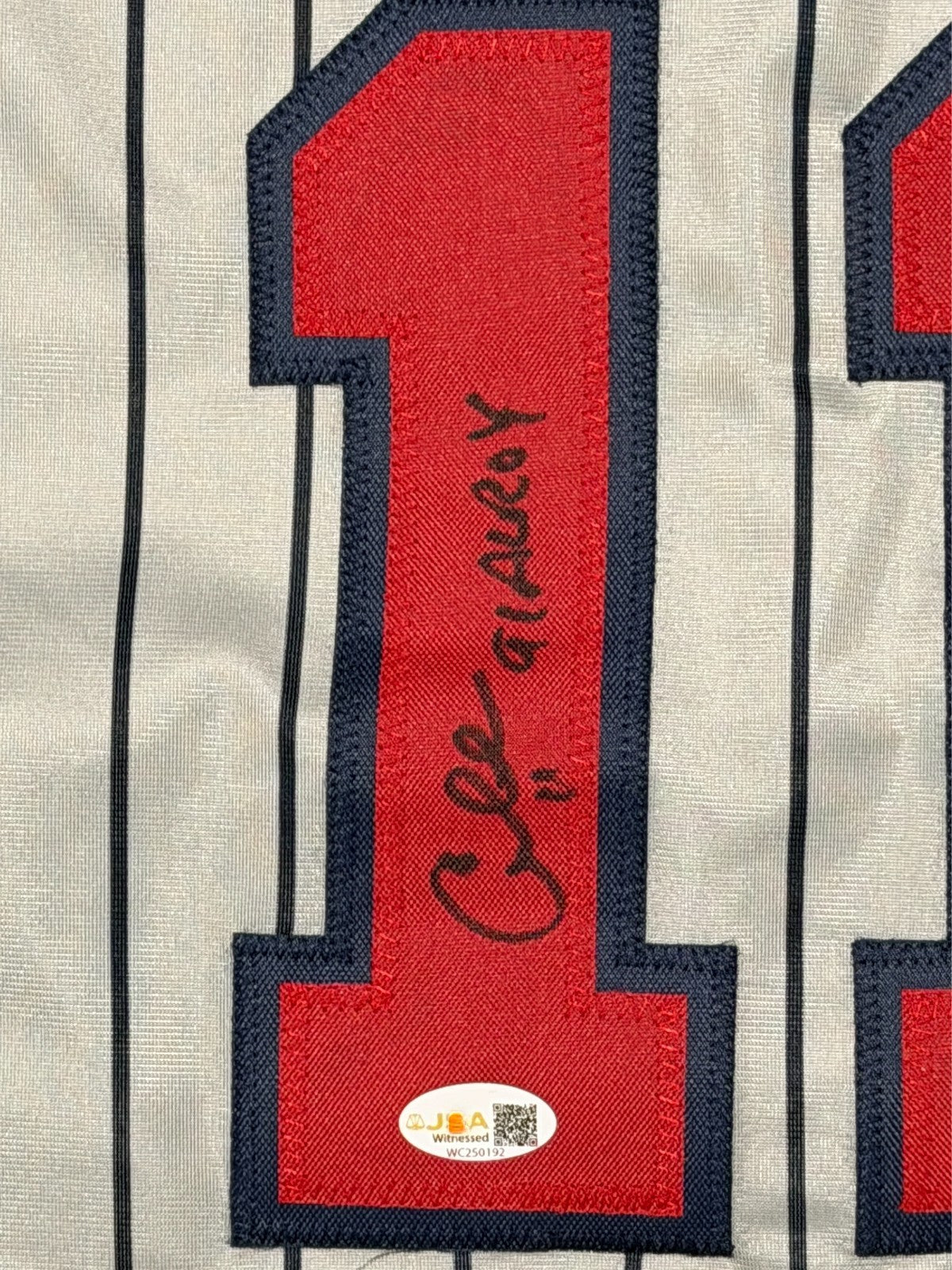 Chuck Knoblauch Signed Minnesota Twins Custom Jersey (91 AL ROY) JSA