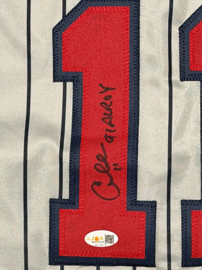 Chuck Knoblauch Signed Minnesota Twins Custom Jersey (91 AL ROY) JSA