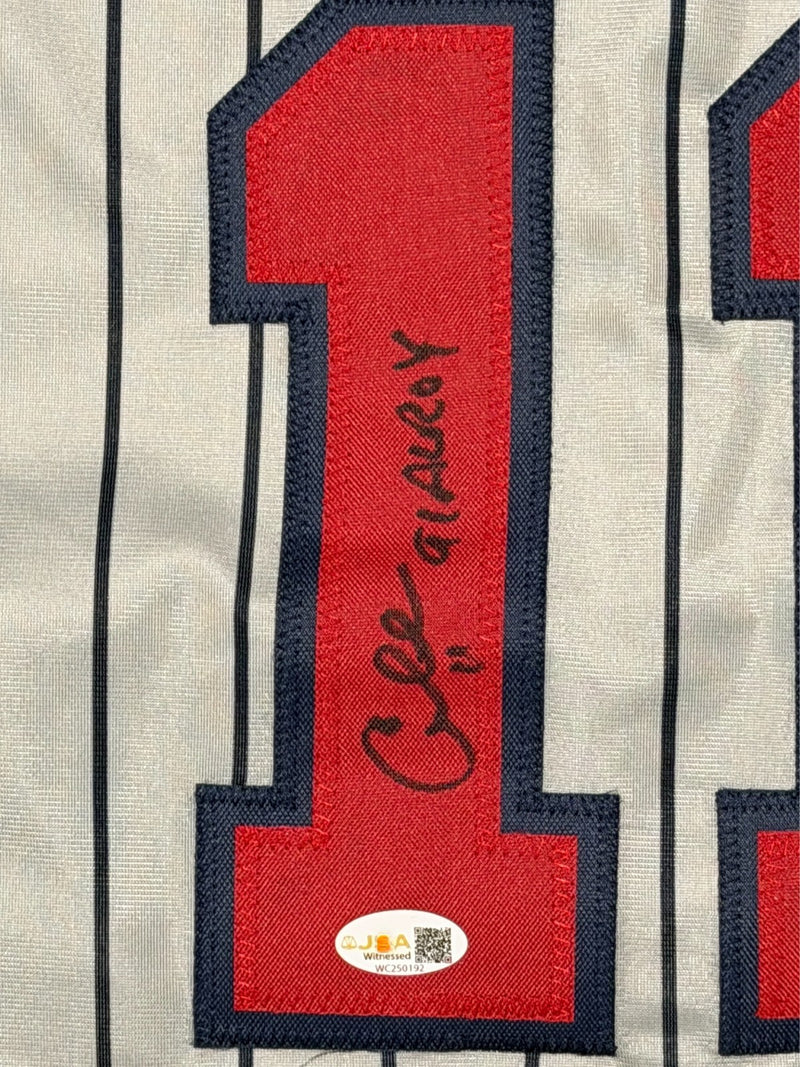 Chuck Knoblauch Signed Minnesota Twins Custom Jersey (91 AL ROY) JSA