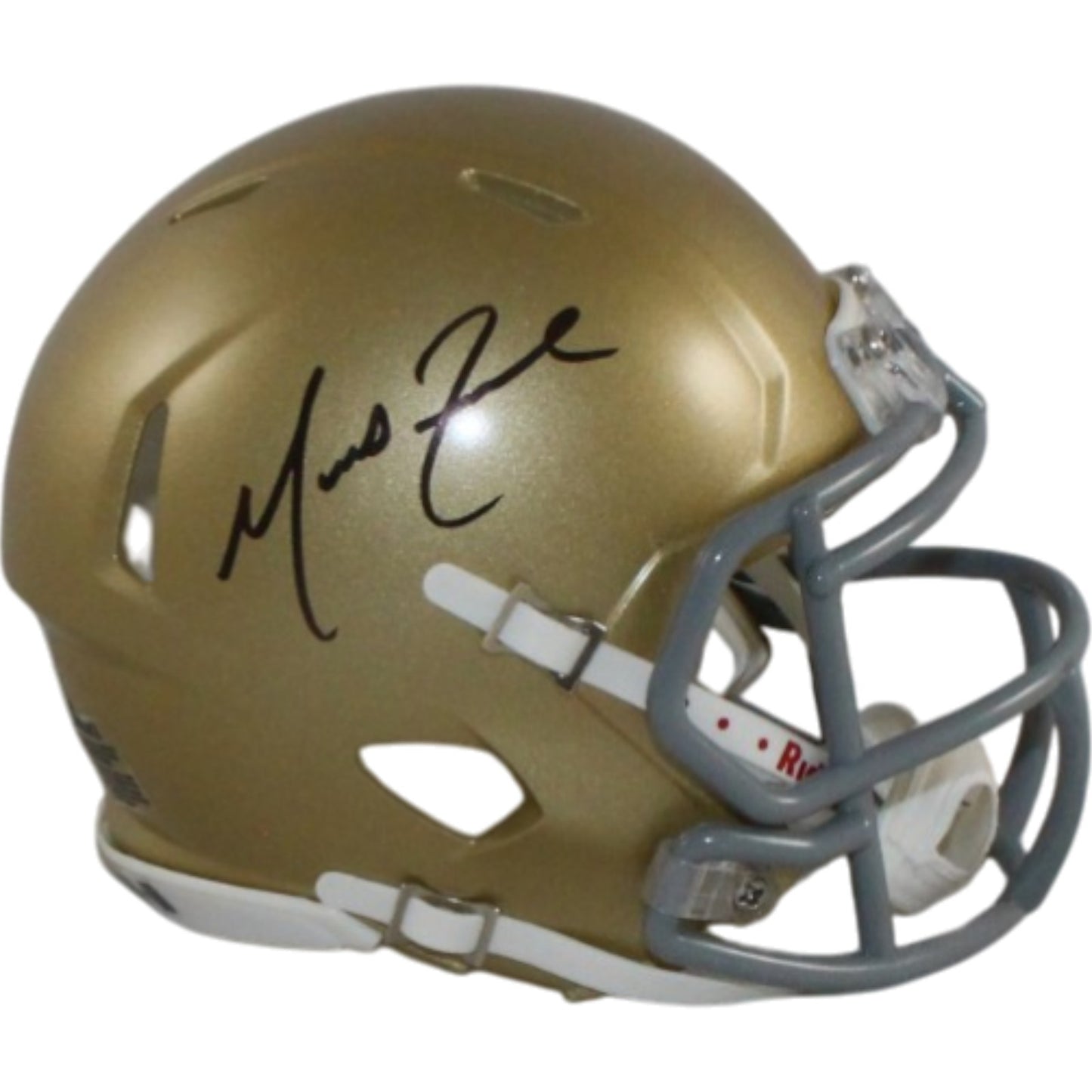 Marcus Freeman Notre Dame Fighting Irish Signed Mini Helmet