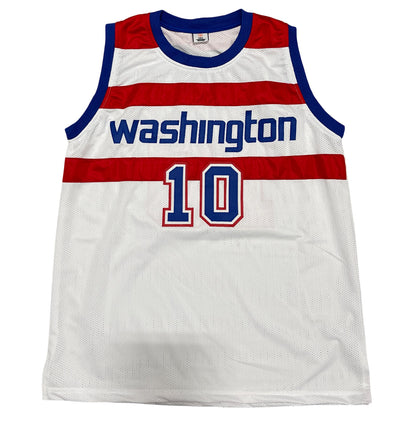 Bob Dandridge Signed Washington Bullets Custom Jersey HOF 21 Beckett BAS