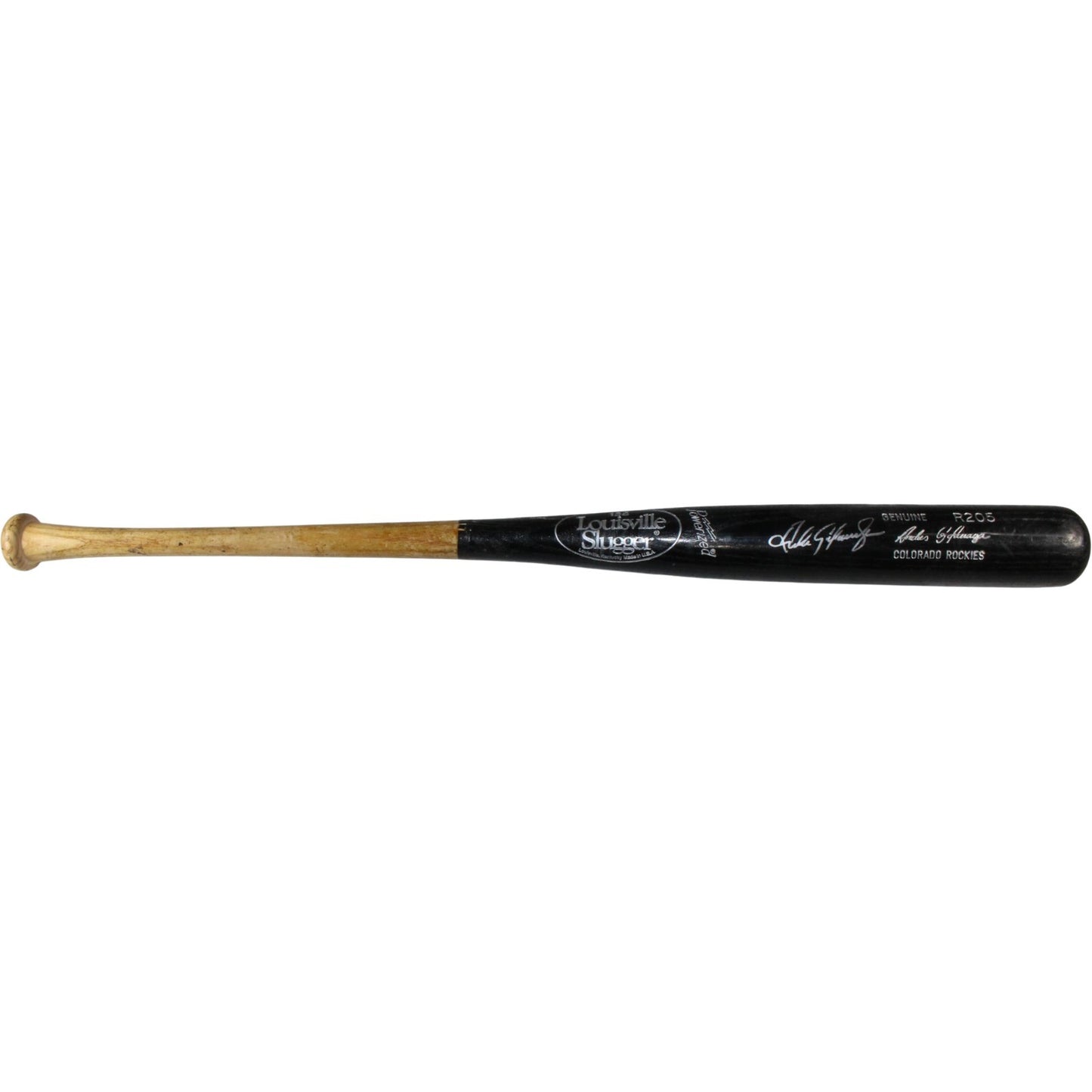 Andres Galarraga Signed Colorado Rockies Game Used Broken Bat