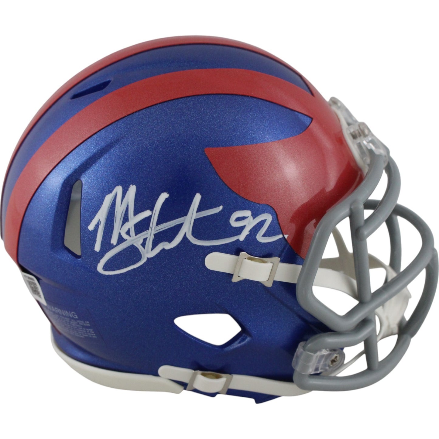 Michael Strahan Signed New York Giants 2024 Alternate Mini Helmet