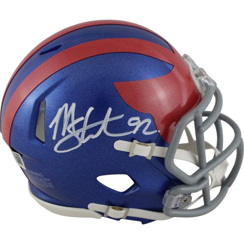 Michael Strahan Signed New York Giants 2024 Alternate Mini Helmet