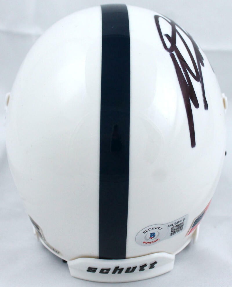 Miles Sanders Autographed Penn State Nittany Lions Black Mini Helmet