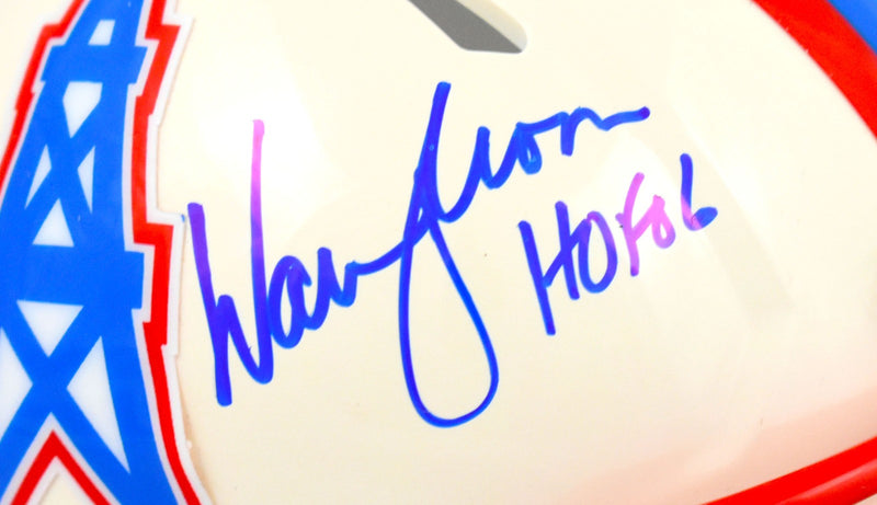 Warren Moon Autographed Tennessee Titans Retro Speed Mini Helmet