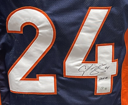 Champ Bailey Signed Denver Broncos Pro Style Football Jersey - Navy