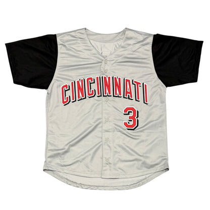 Pokey Reese Signed Cincinnati Reds Custom Jersey (99-00 GG) Beckett COA