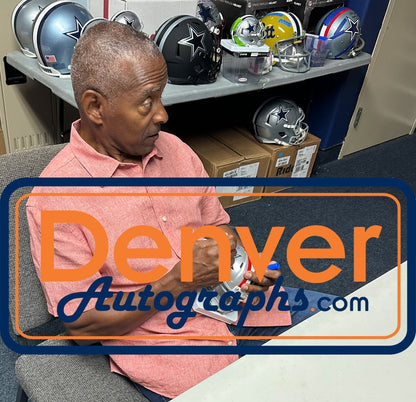 Tony Dorsett Autographed Dallas Cowboys 1976 Throwback Mini Helmet