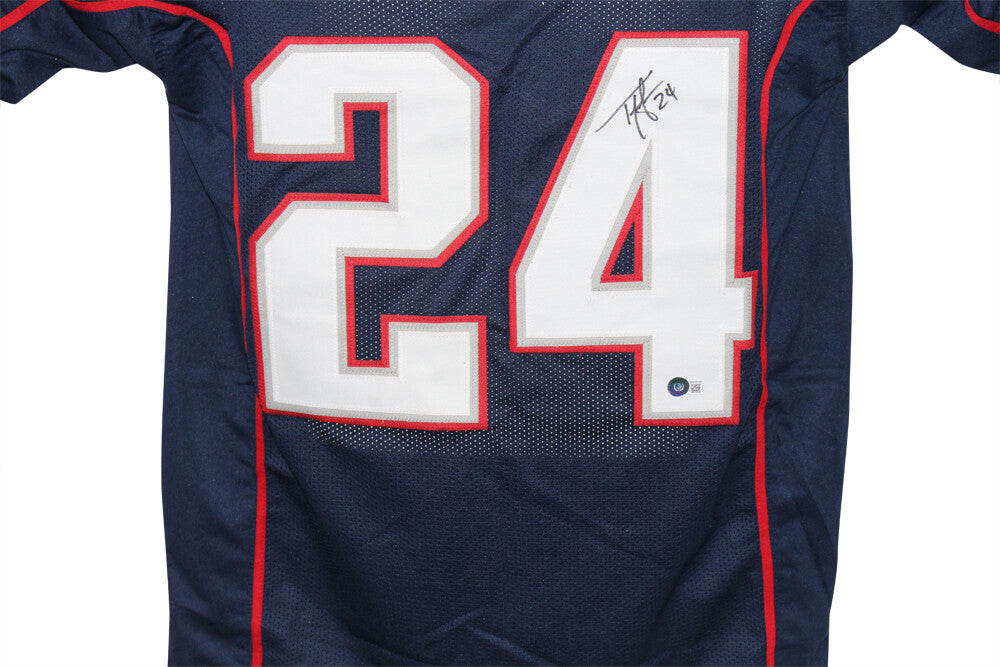 Ty Law Autographed New England Patriots Style Custom Jersey (BAS)