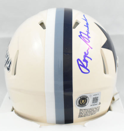Roger Staubach Autographed Dallas Cowboys Throwback Mini Helmet