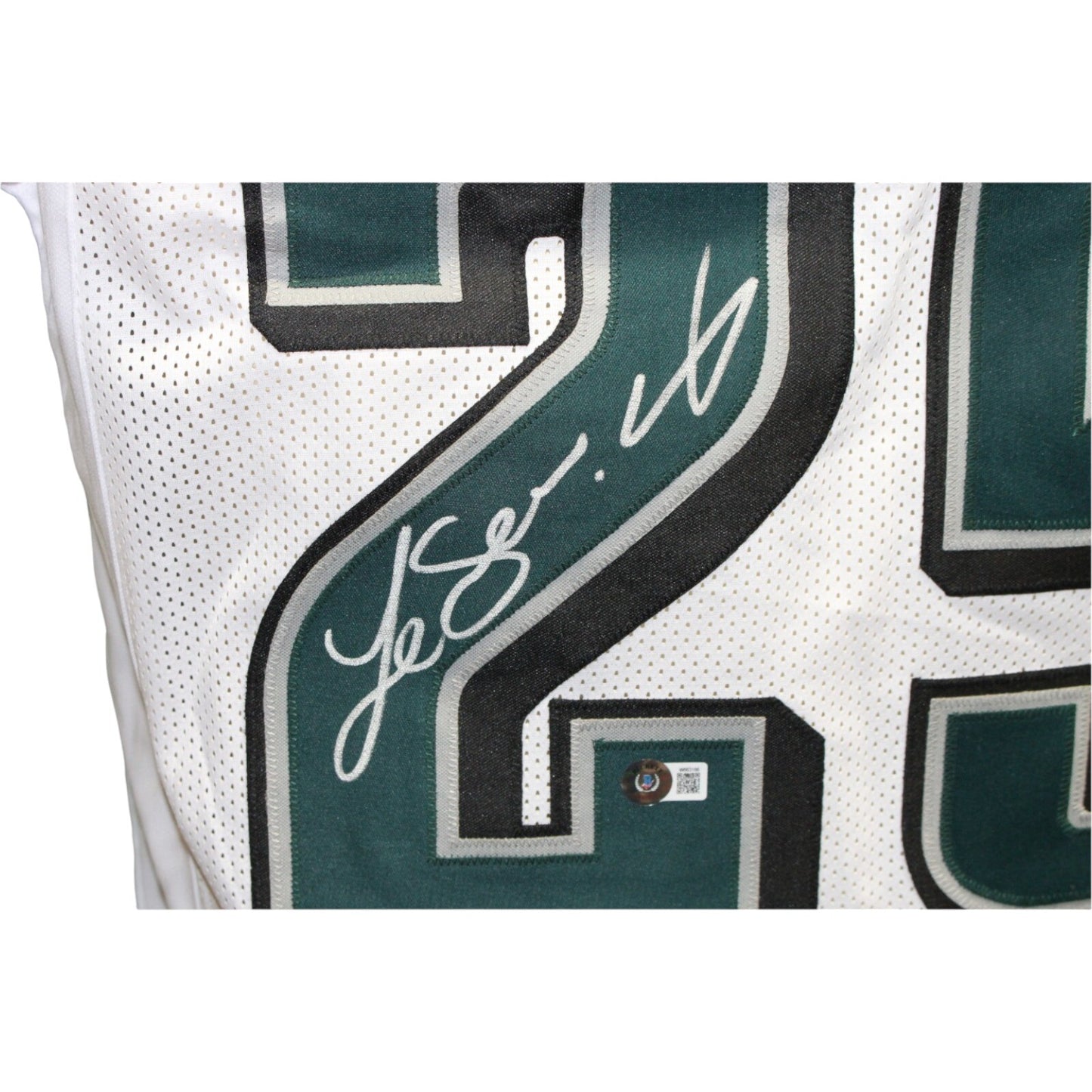LeSean McCoy Signed Philadelphia Eagles Pro Style White Jersey Beckett COA