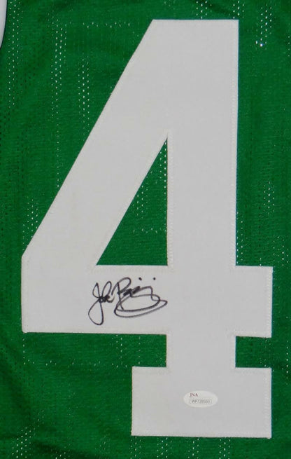 John Riggins Signed New York Jets Style Custom Green Jersey