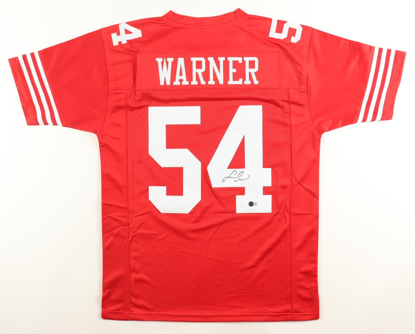 Fred Warner Signed San Francisco 49ers Custom Jersey Beckett COA