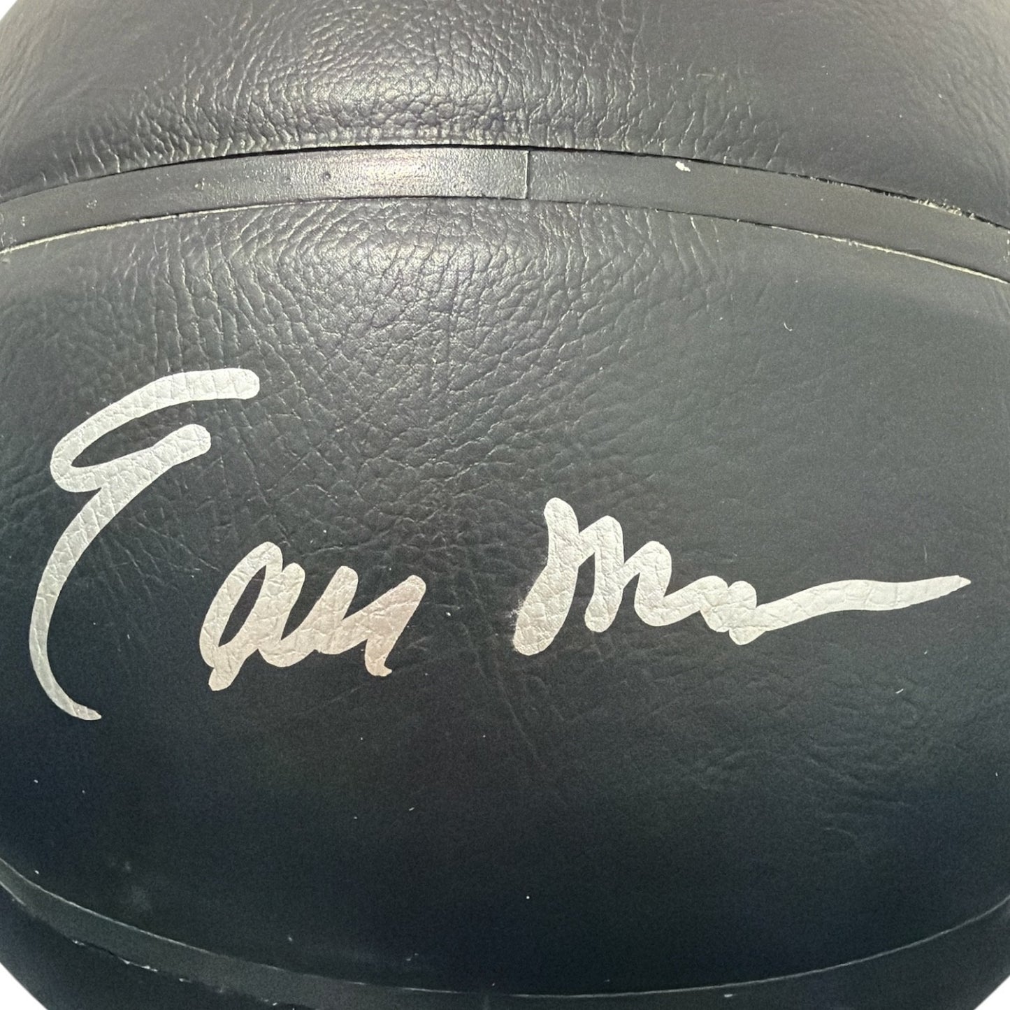 Earl Monroe Signed New York Knicks Wilson NBA Basketball - Black